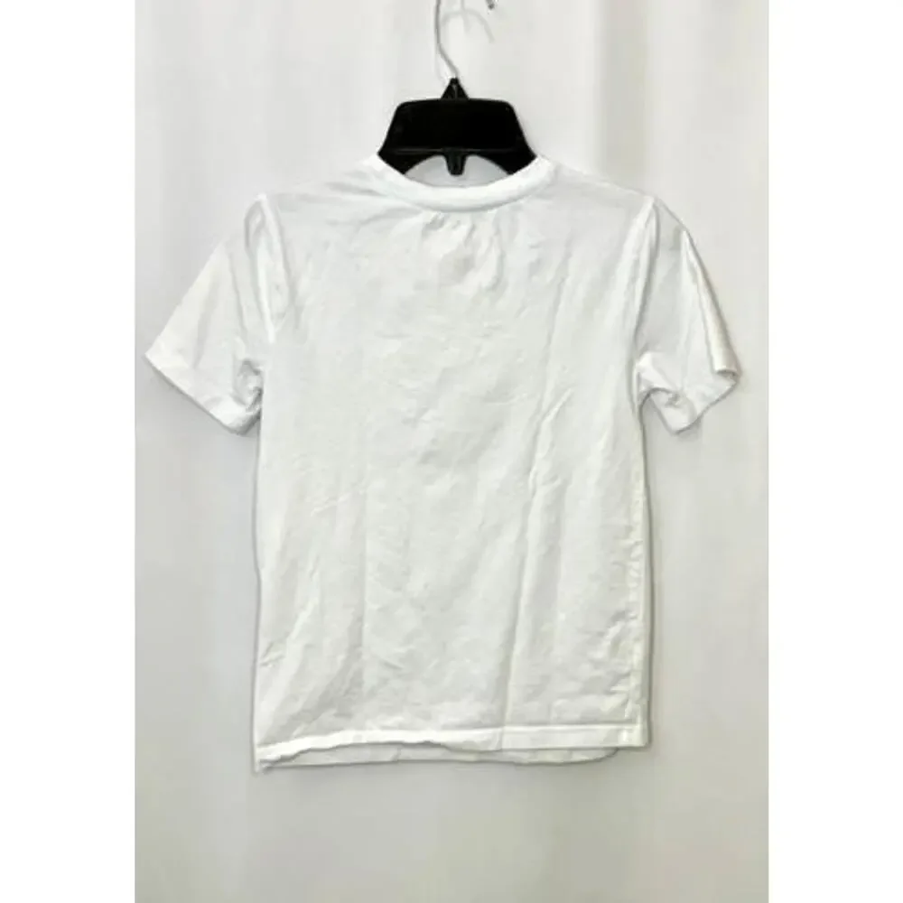 Tommy Bahama Boys Peace Sign Graphic T-Shirt White Size M 7-8 Cotton Blend